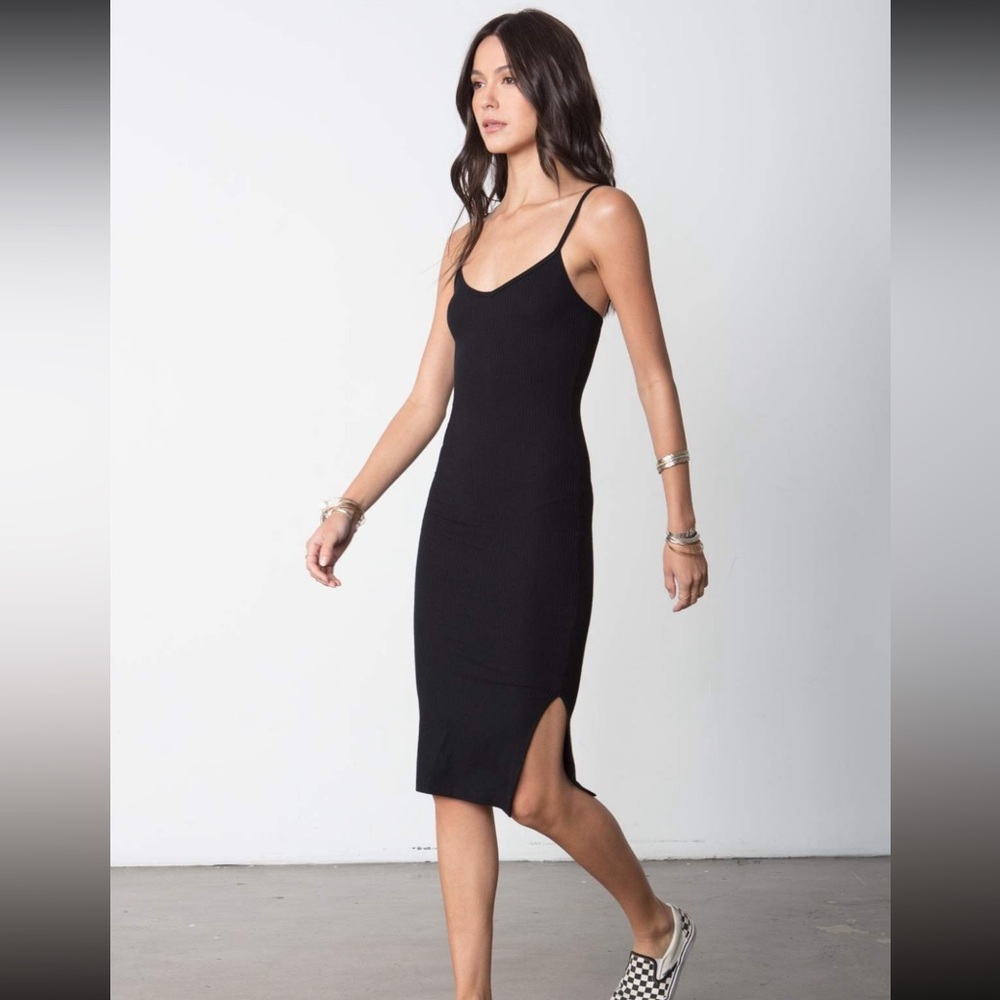 Stillwater So Simple Ribbed Bodycon Tank Dress